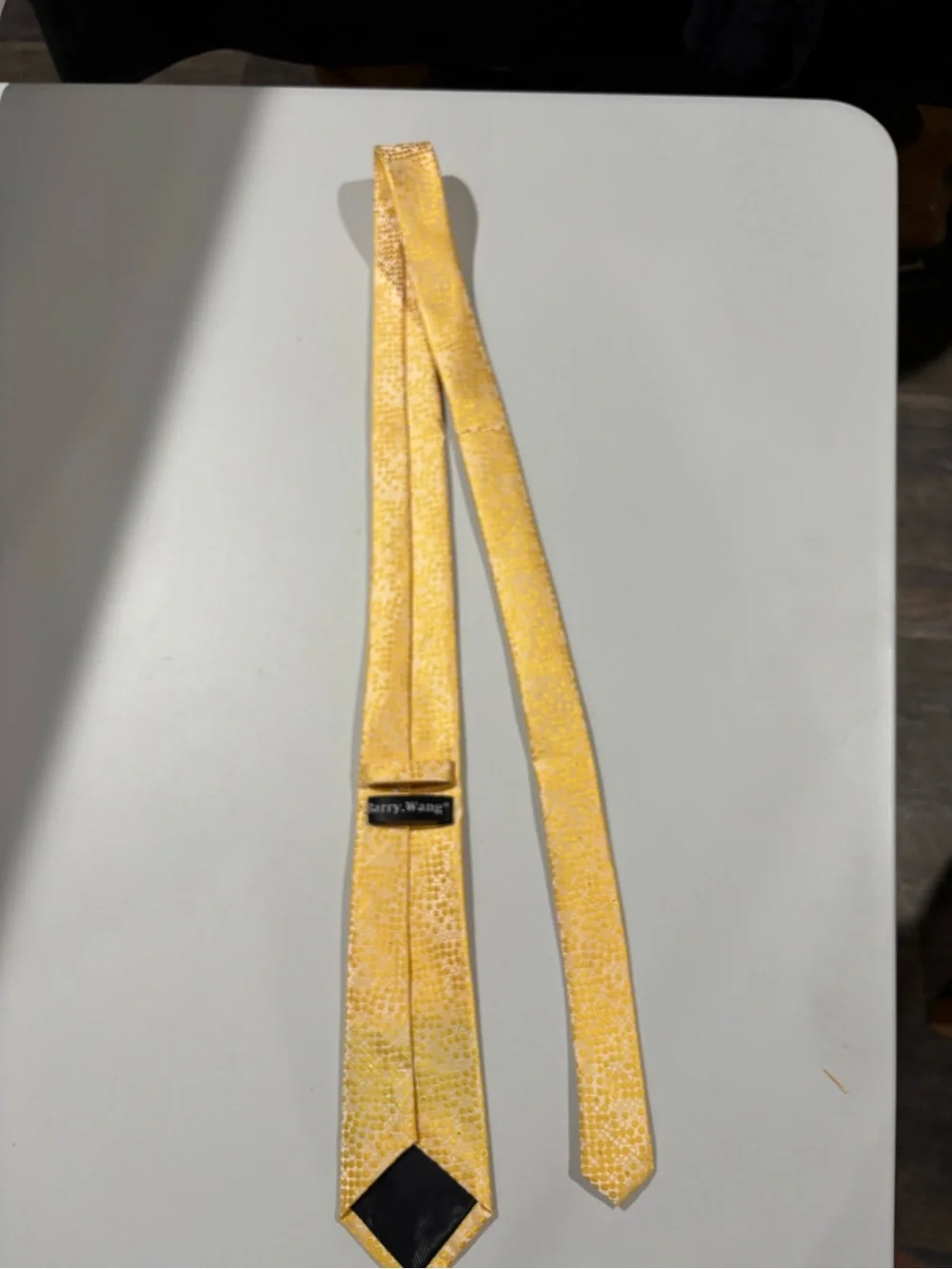Gold Patterned Decorative Tie - Barry Wang